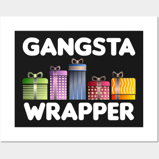 Gangsta Wrapper Funny Christmas Posters and Art